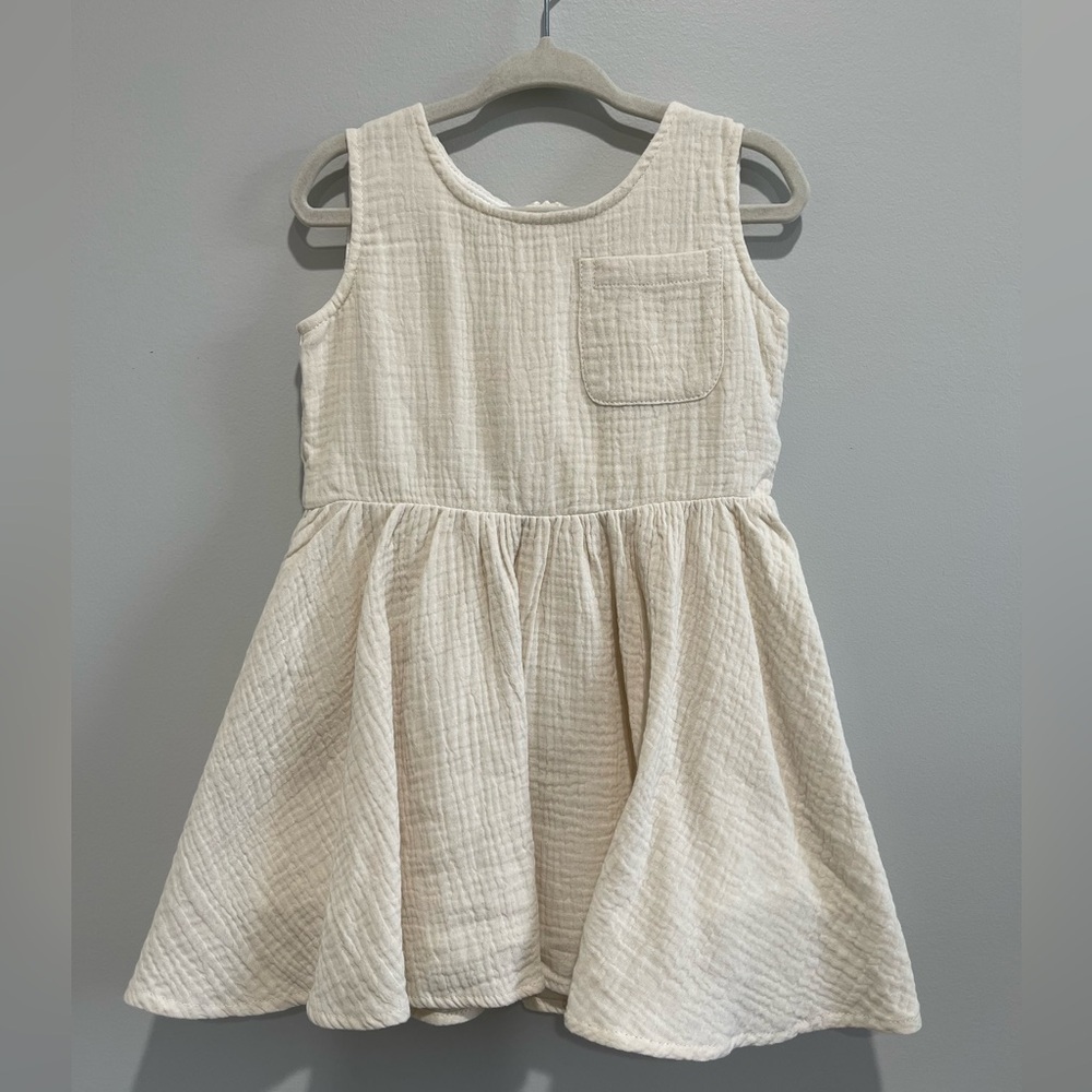 Roolee Kids Ah Biscuits Pocket Dress